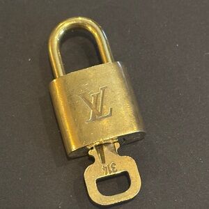 Louis Vuitton lock and key